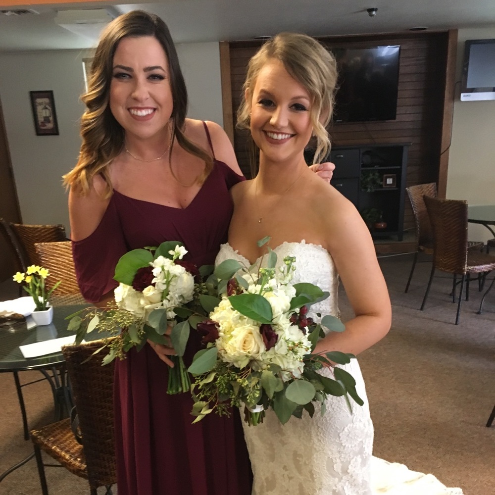 Lulu’s WAYS OF DESIRE burgundy bridesmaid dress - Picture 2 of 4